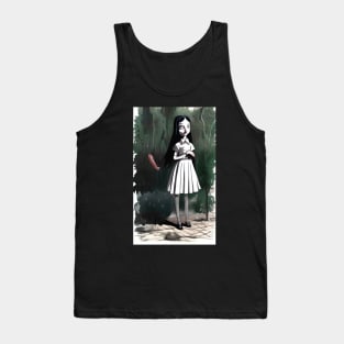 Wednesday Addams Drawing Tank Top